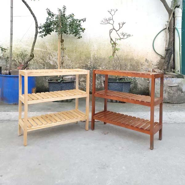 Kệ Dép Hàn Quốc, Cao 2-3-4 Tầng, Gỗ Cao Su Tự Nhiên, Tháo Ráp Nhanh Chóng, Bảo Hành Mọt