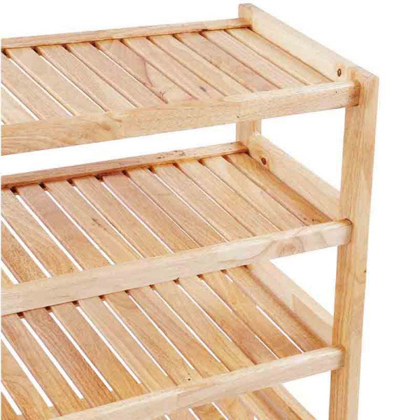 Kệ để giày dép 5 tầng rộng 80cm, Gỗ cao su, Noithatlhq sản xuất, Giao hàng toàn quốc, Tư vấn miễn phí