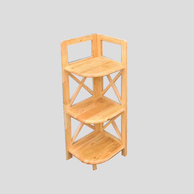 Kệ góc hồi X, Cao 3-4-5 tầng, Gỗ tự nhiên, Tháo lắp tiện lợi, Noithatdep24H sản xuất