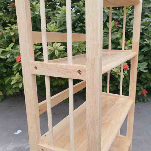 Kệ sách cao 5 tầng rộng 50, Gỗ tự nhiên, Hoàn thiện kỹ, Bảo hành mọt