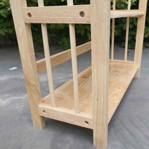 Kệ Sách 5 Tầng Rộng 80cm, Hoàn Thiện Kỹ, Sơn PU, Sử Dụng Đa Năng