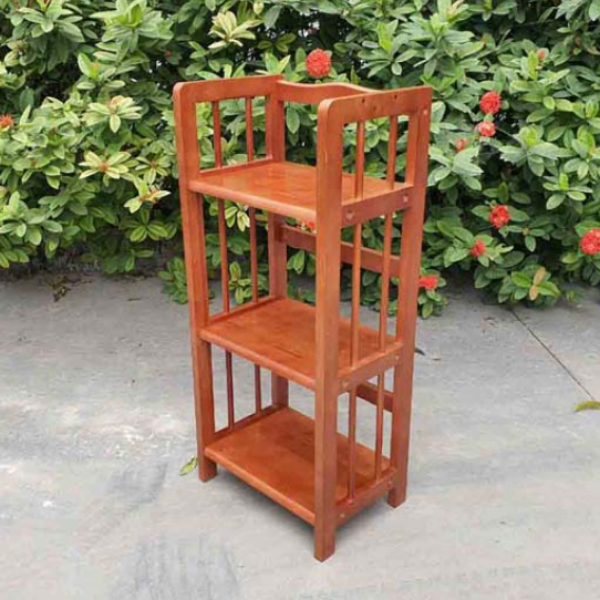 Kệ sách 3 tầng, gỗ cao su, rộng từ 40 đến 1m2, thiết kế tháo ráp, tiết kiệm vận chuyển