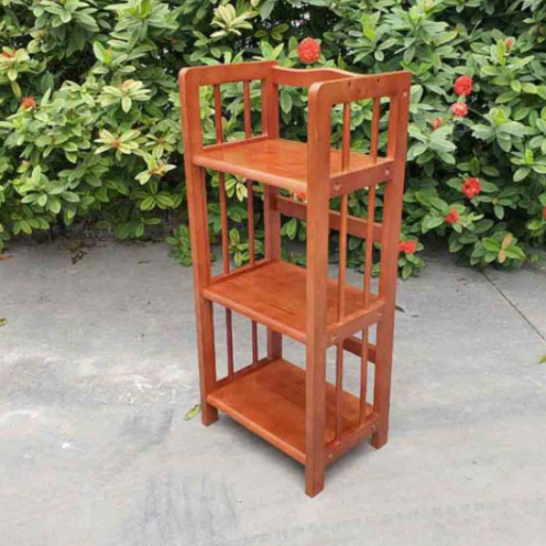 Kệ Sách 3 Tầng Rộng 40cm, Gỗ Cao Su, Noithatlhq Sản Xuất