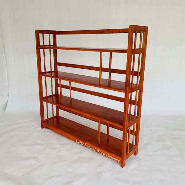 Kệ sách rộng 1m2 cao 4 tầng, Gỗ tự nhiên, chất lượng cao, Giao hàng toàn quốc, Cam kết sản phẩm giống ảnh