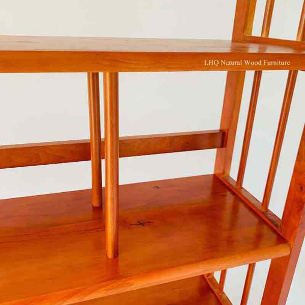 Kệ sách 4 tầng cao 1m, Gỗ cao su, Noithatlhq sản xuất, Giao hàng toàn quốc, Tư vấn miễn phí