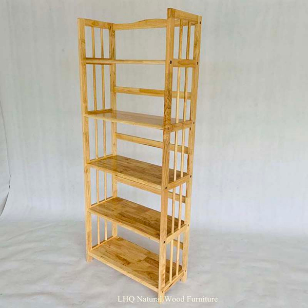 Kệ sách 5 tầng rộng 65cm, Màu tự nhiên và cherry, Bán chạy năm 2024