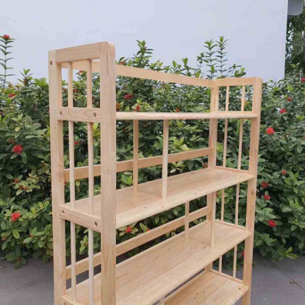Kệ Sách 5 Tầng, Rộng Từ 40 Đến 1m2, Màu Tự Nhiên Và Cherry, LHQ Furniture