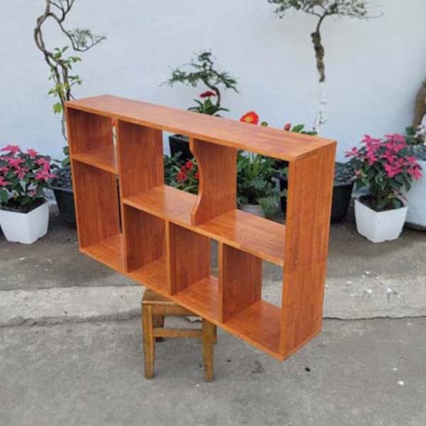 Kệ treo tường 1m, gỗ cao su loại 1, tháo ráp tiện lợi