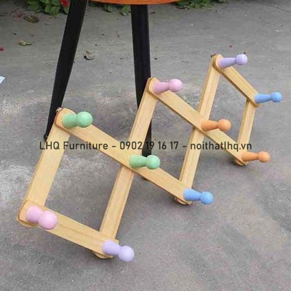Móc Treo Quần Áo Gỗ Gắn Tường – Sản Phẩm Cao Cấp Xuất Khẩu từ Nội Thất LHQ