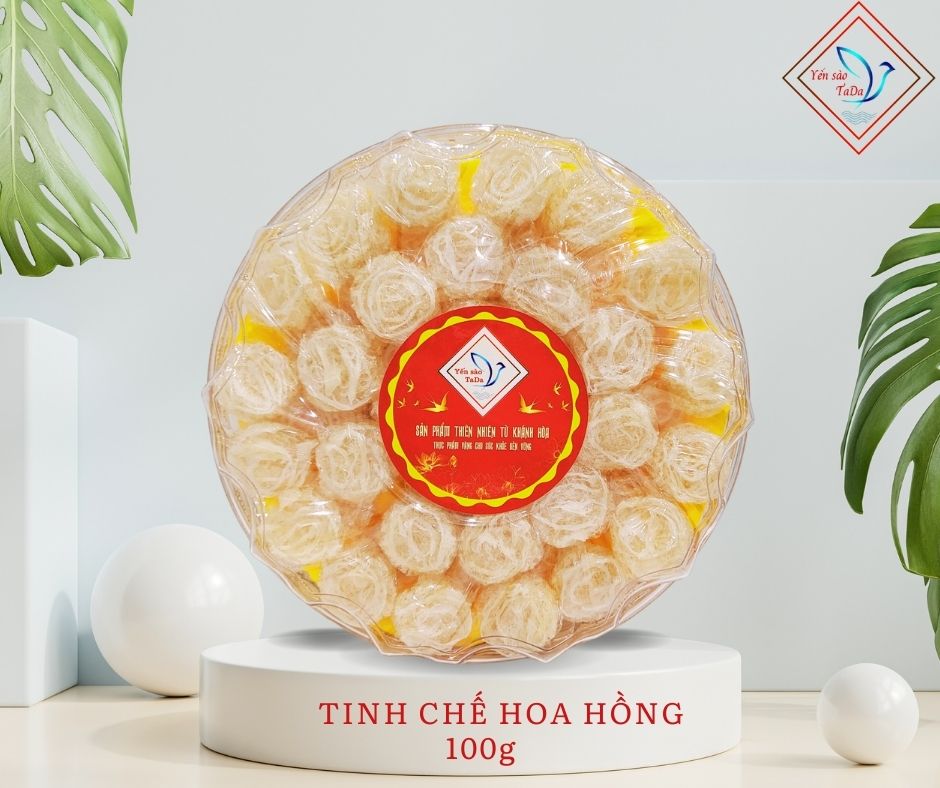YẾN TINH CHẾ HOA HỒNG