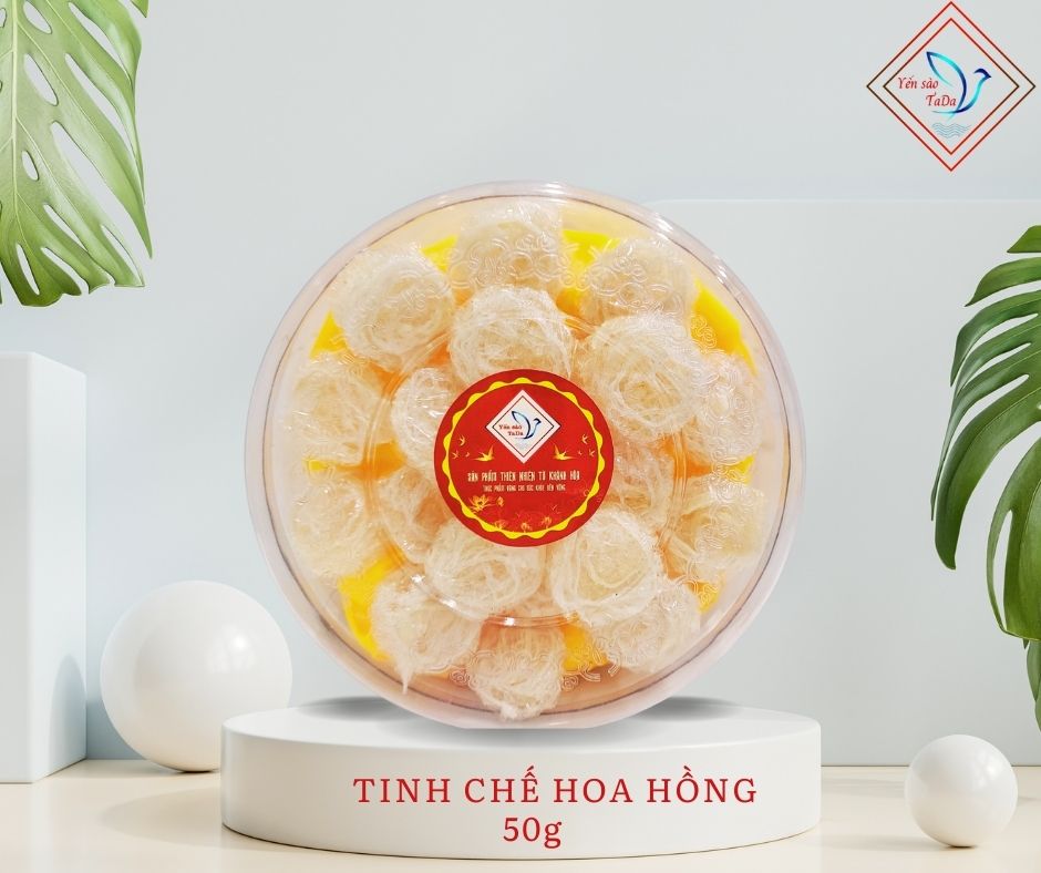 YẾN TINH CHẾ HOA HỒNG