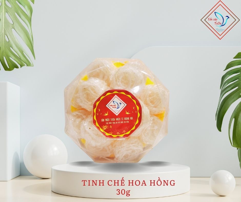 YẾN TINH CHẾ HOA HỒNG