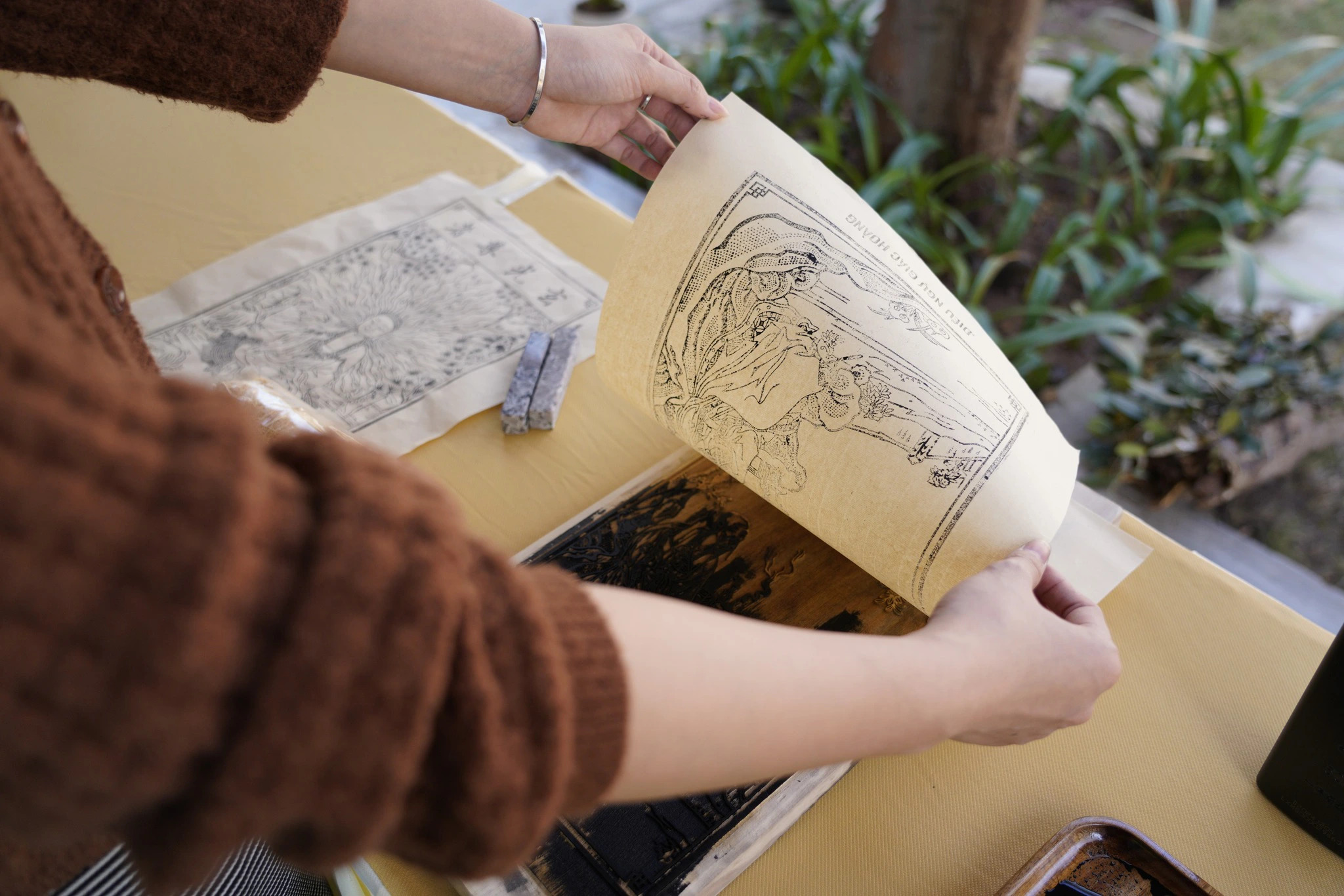 Experience Trúc Lâm Woodblock Printing