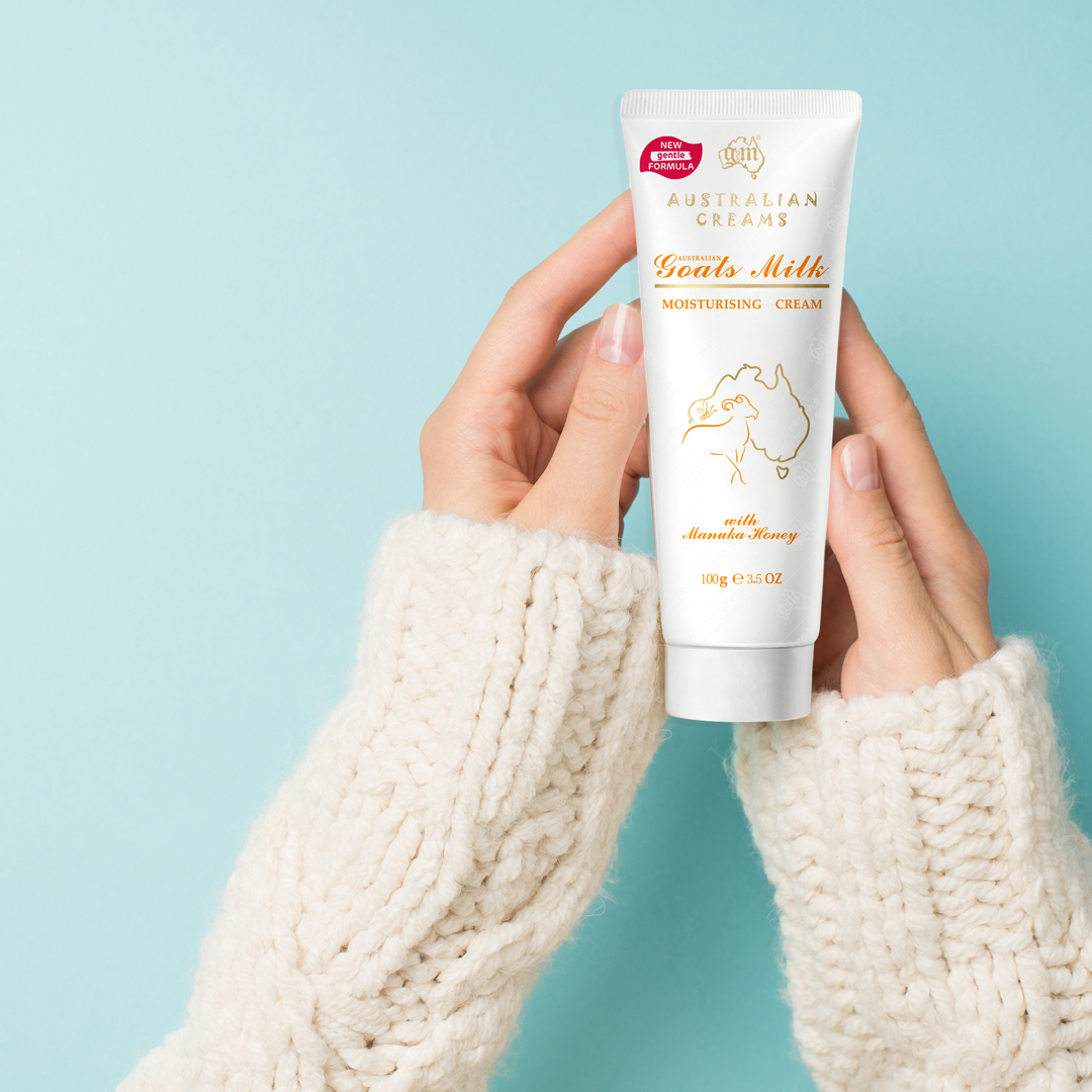G&M Australian Goats Milk Moisturising Cream & Manuka Honey kem dưỡng ẩm và phục hồi da 100g (02/26)