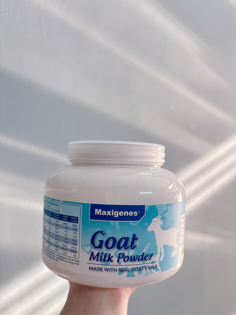 Maxigenes Goat Milk Powder sữa dê thích hợp cho mẹ bầu, trẻ từ 3 tuổi (10/26)