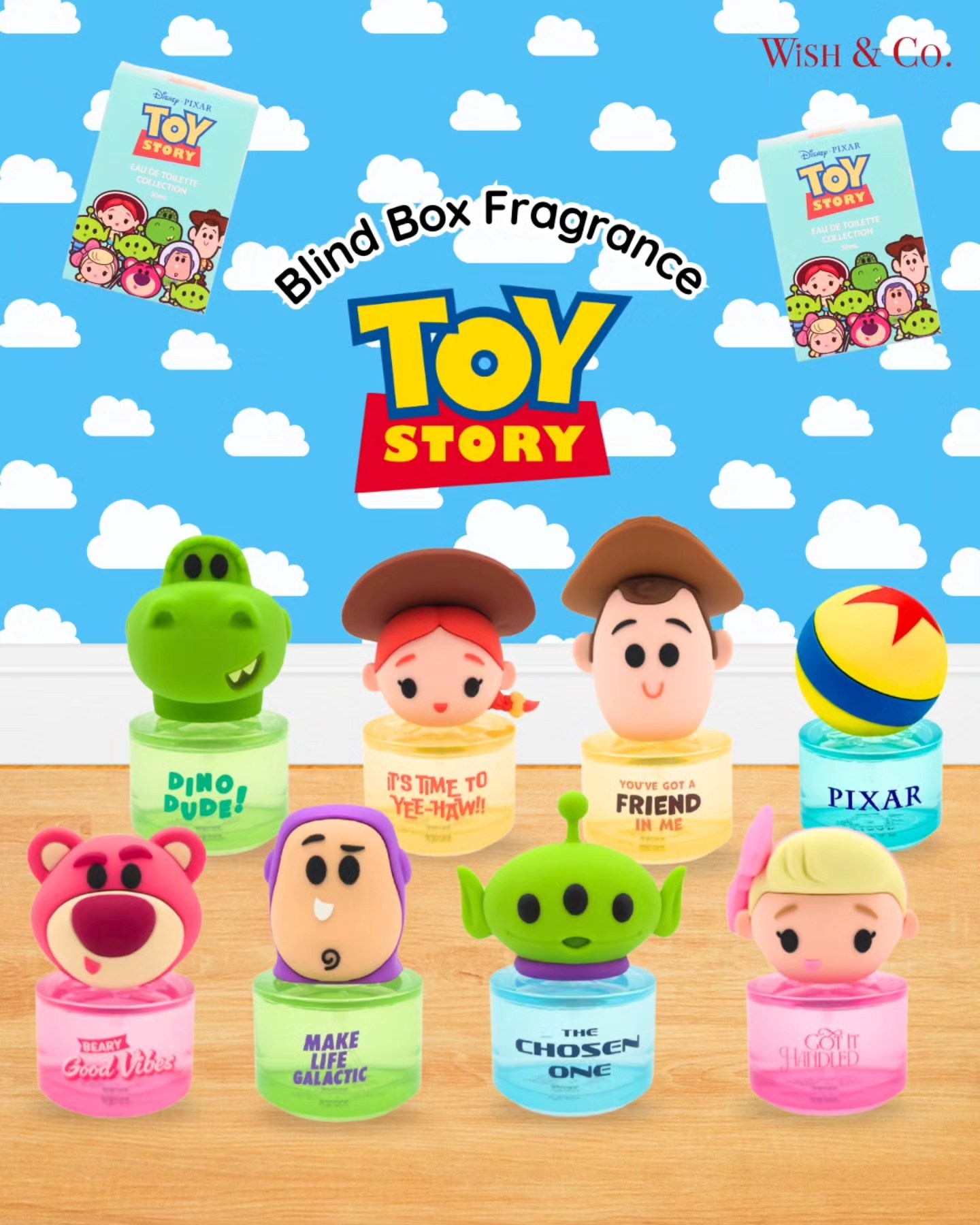 Nước hoa cho bé bst DISNEY TOY STORY Fragrance thích hợp từ 6 tuổi, mùi nhẹ nhàng 30mI, LƯU Ý mô tả