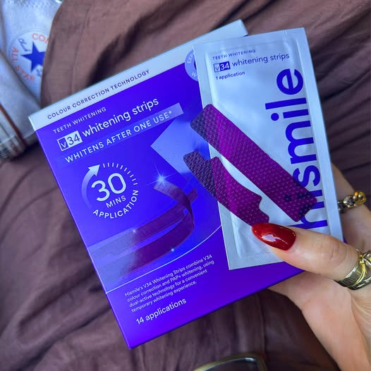 Hismile V34 Whitening Strips miếng dán trắng răng 14 miếng (2028)