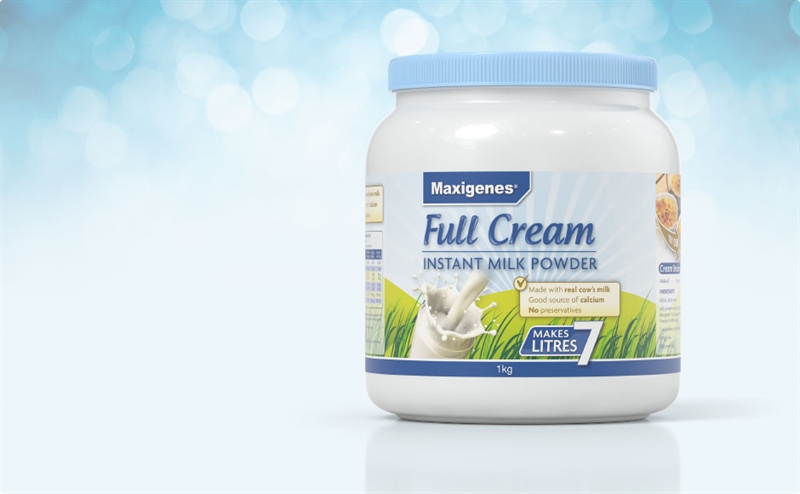 Maxigenes Full Cream Instant Milk Powder sữa bột nguyên kem 1kg (04/26)