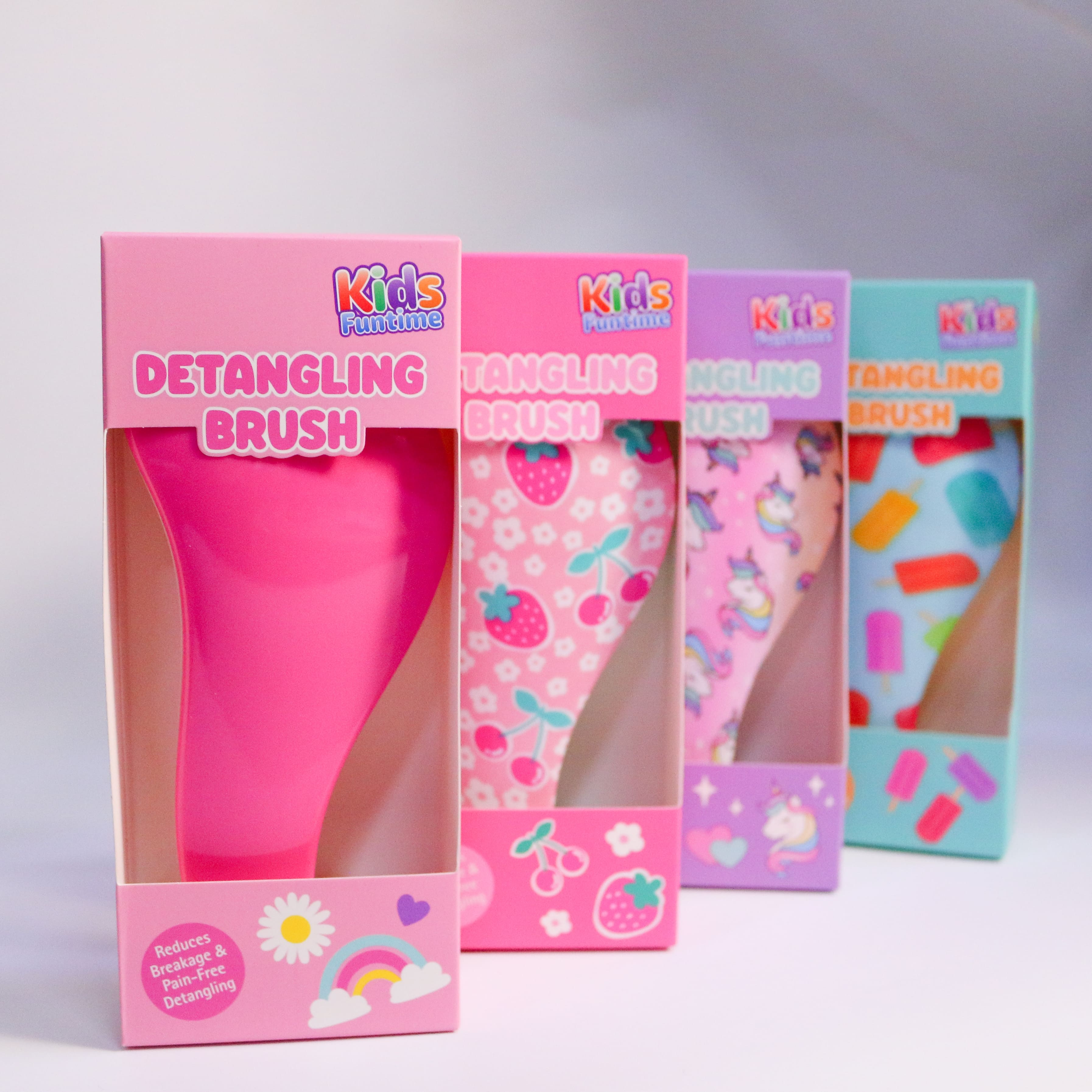 Detangling Hairbrushes lược chải tóc gỡ rối cho bé giúp giảm gãy rụng - mẫu ngẫu nhiên