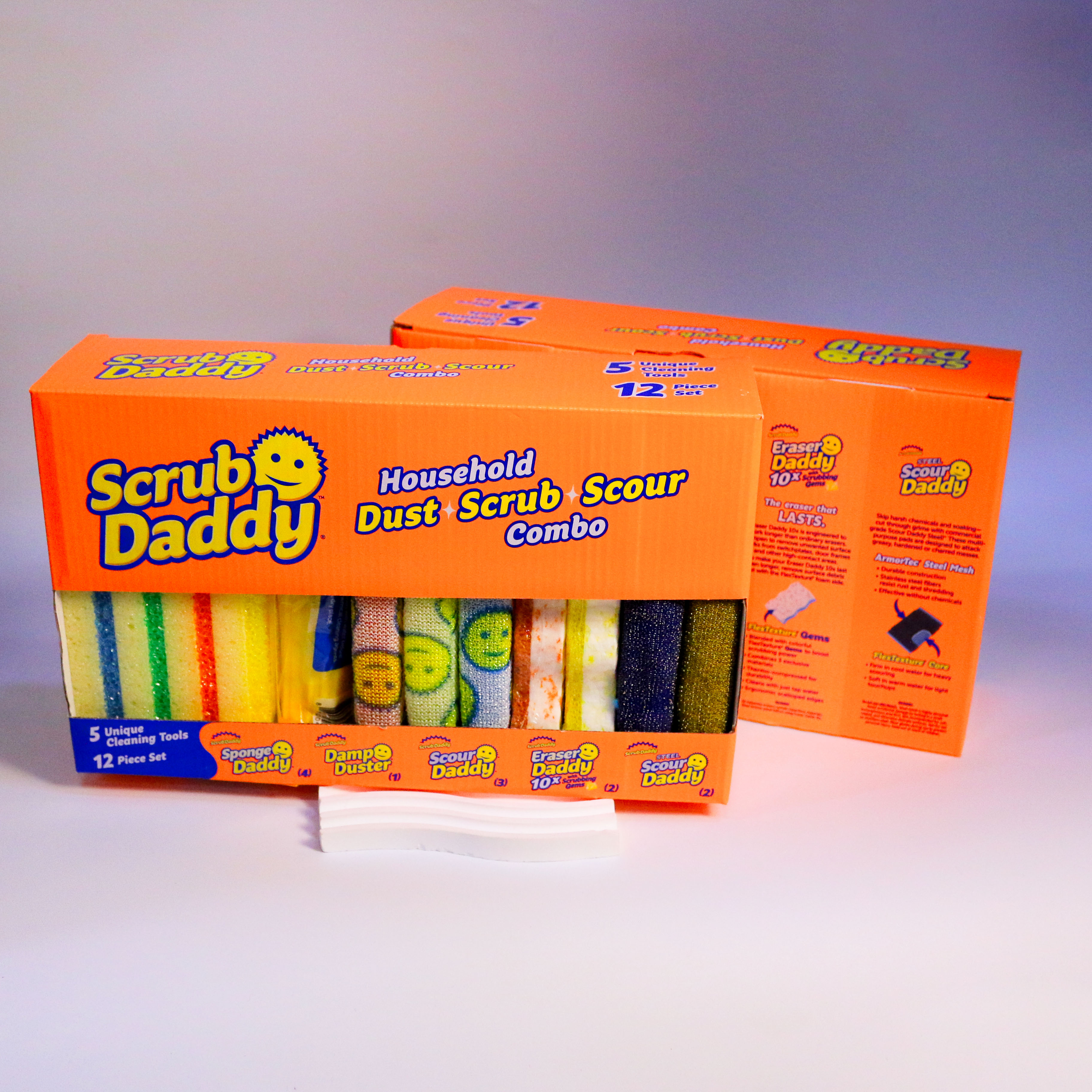 Scrub Daddy Household Dust, Scrub and Scour Combo bộ vệ sinh lau chùi rửa 12pc