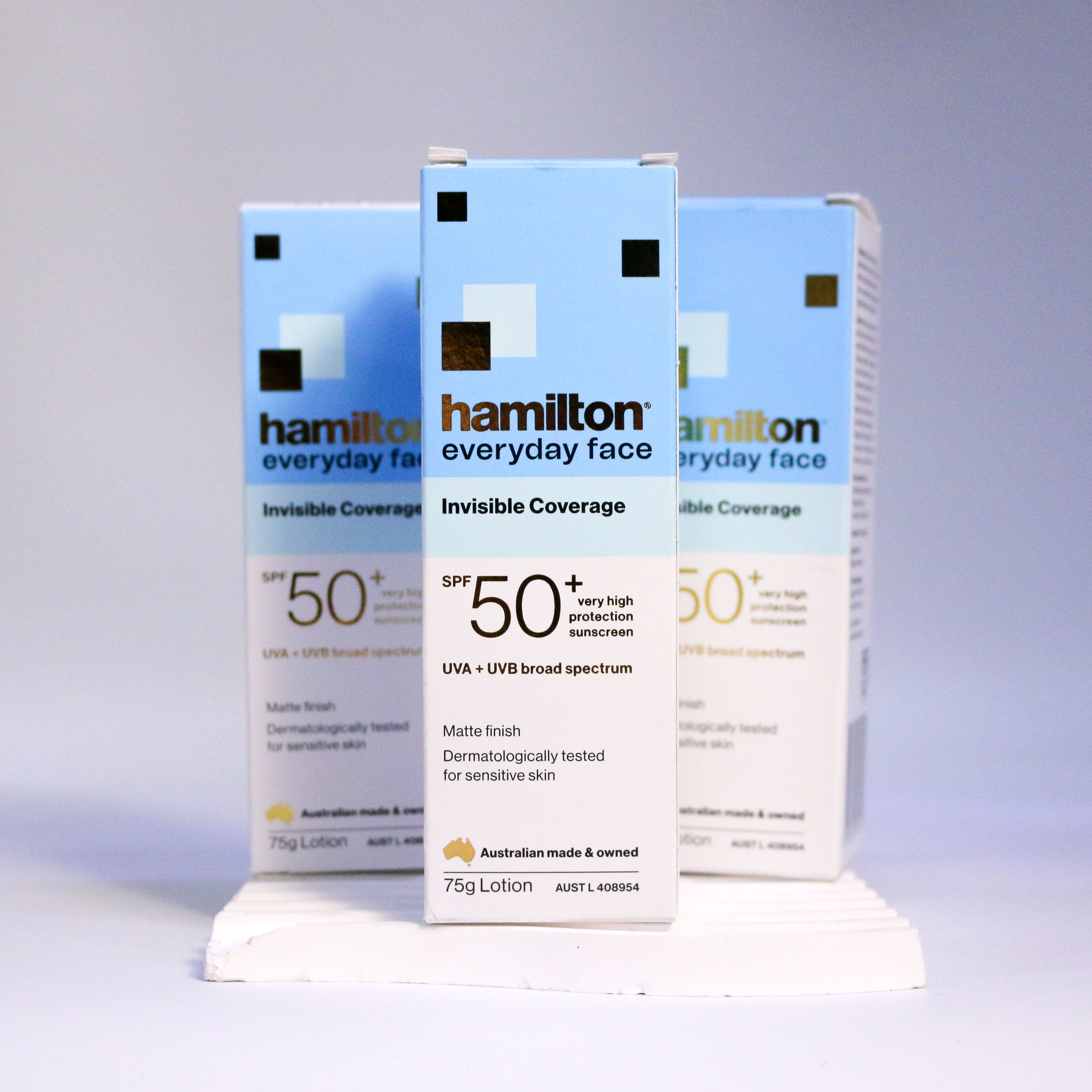 Hamilton Everyday Face Invisible Sunscreen SPF 50+ Kem chống nắng mặt trong suốt, không bết rít 75g (06/28)