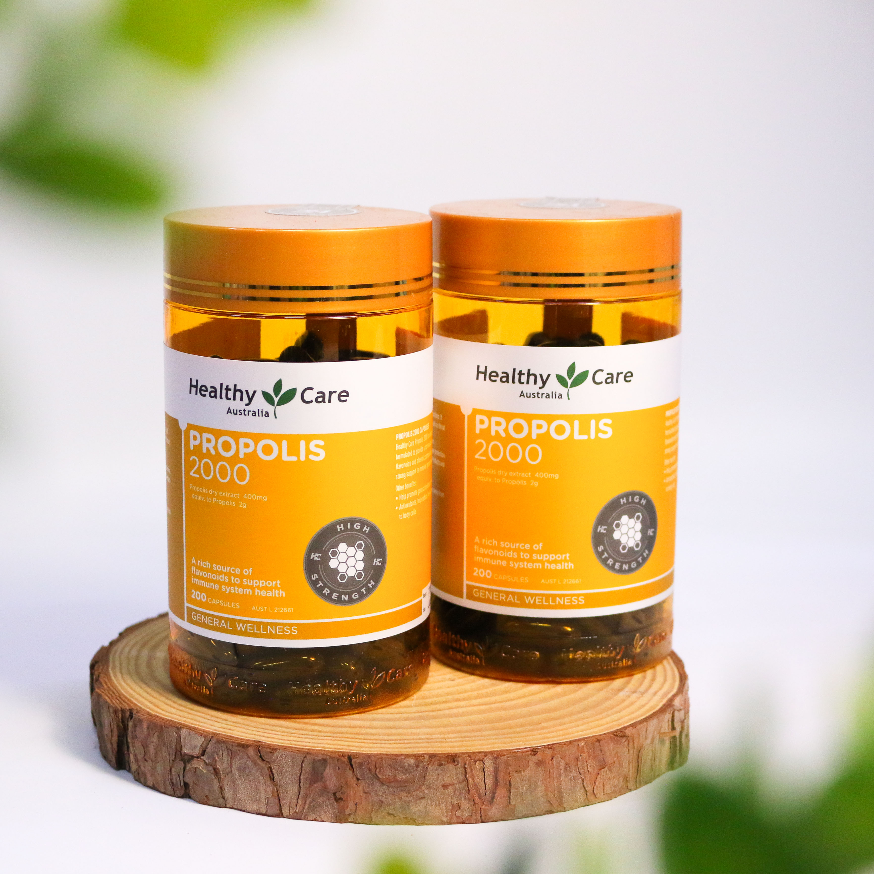 Healthy Care Propolis 2000mg viên uống keo ong 200v (08/28)