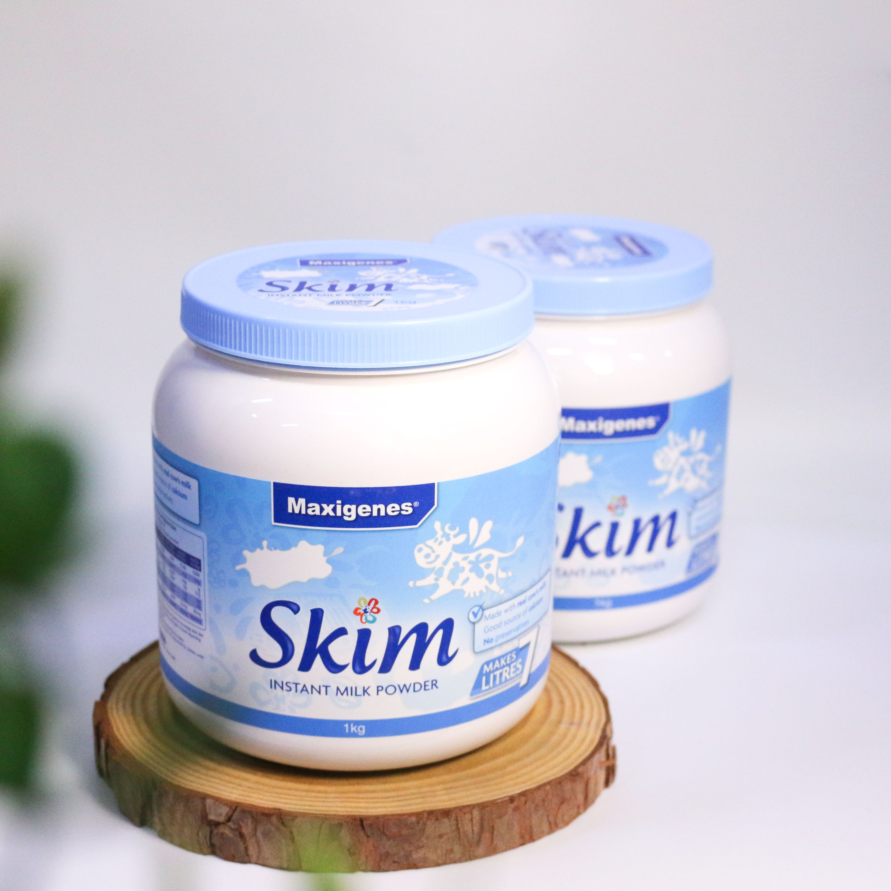Maxigenes skim instant milk powder sữa bột tách béo 1kg (06/27)