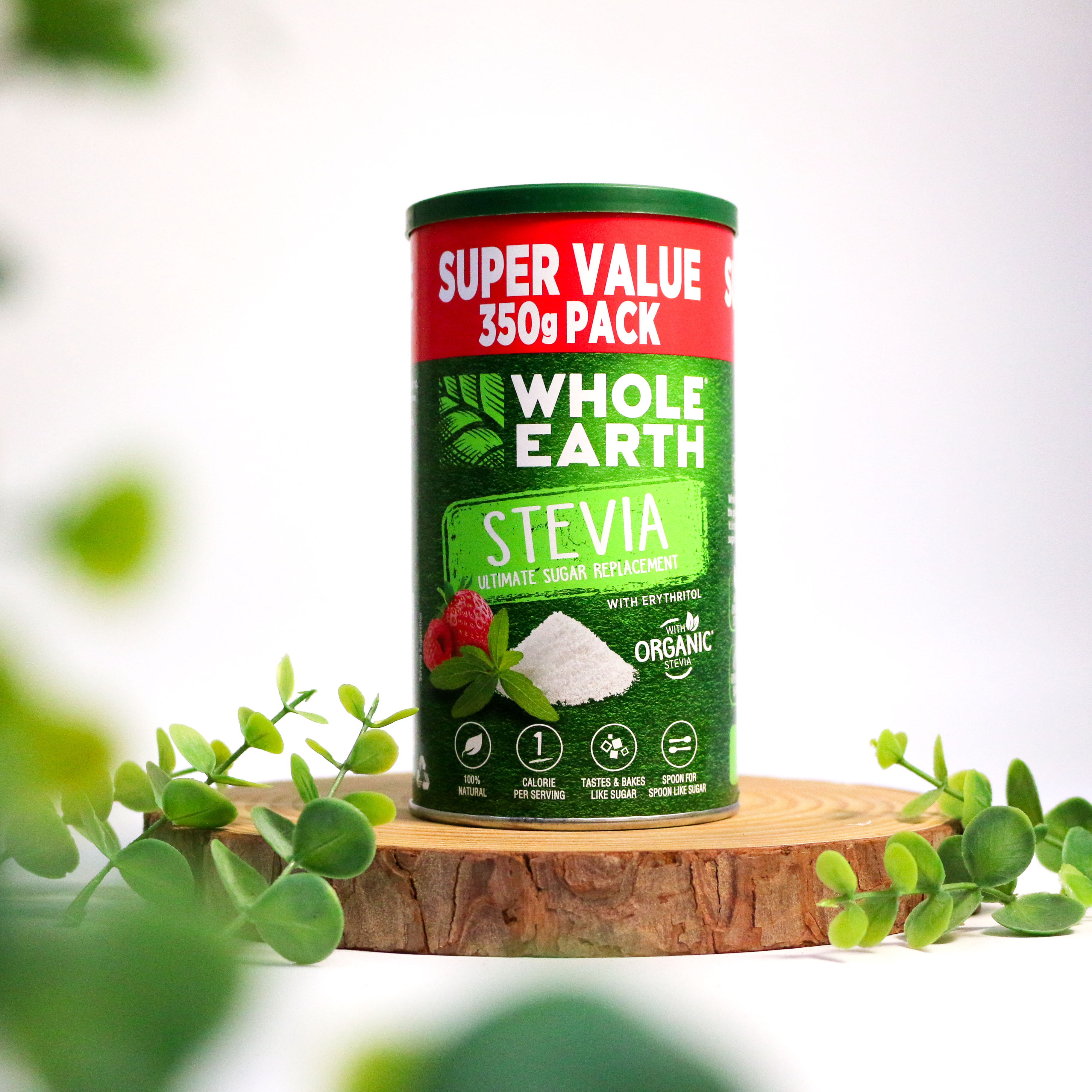 Whole Earth Stevia Sugar Replacement đường cỏ ngọt ăn kiêng 350g (06/28)