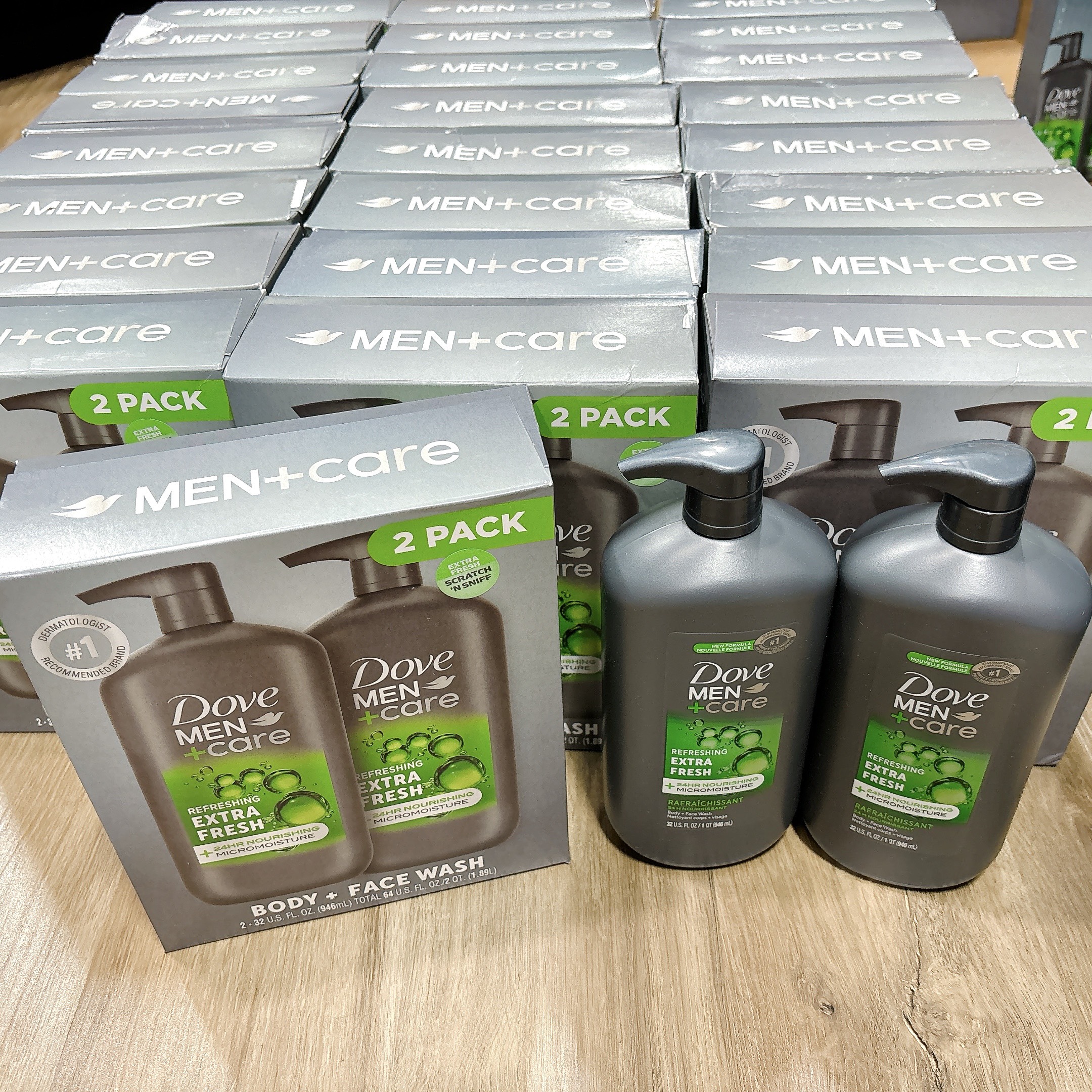 Dove Men+ care body & face wash refreshing extra fresh sữa tắm kết hợp sữa rửa mặt cho nam 946ml (11/26)