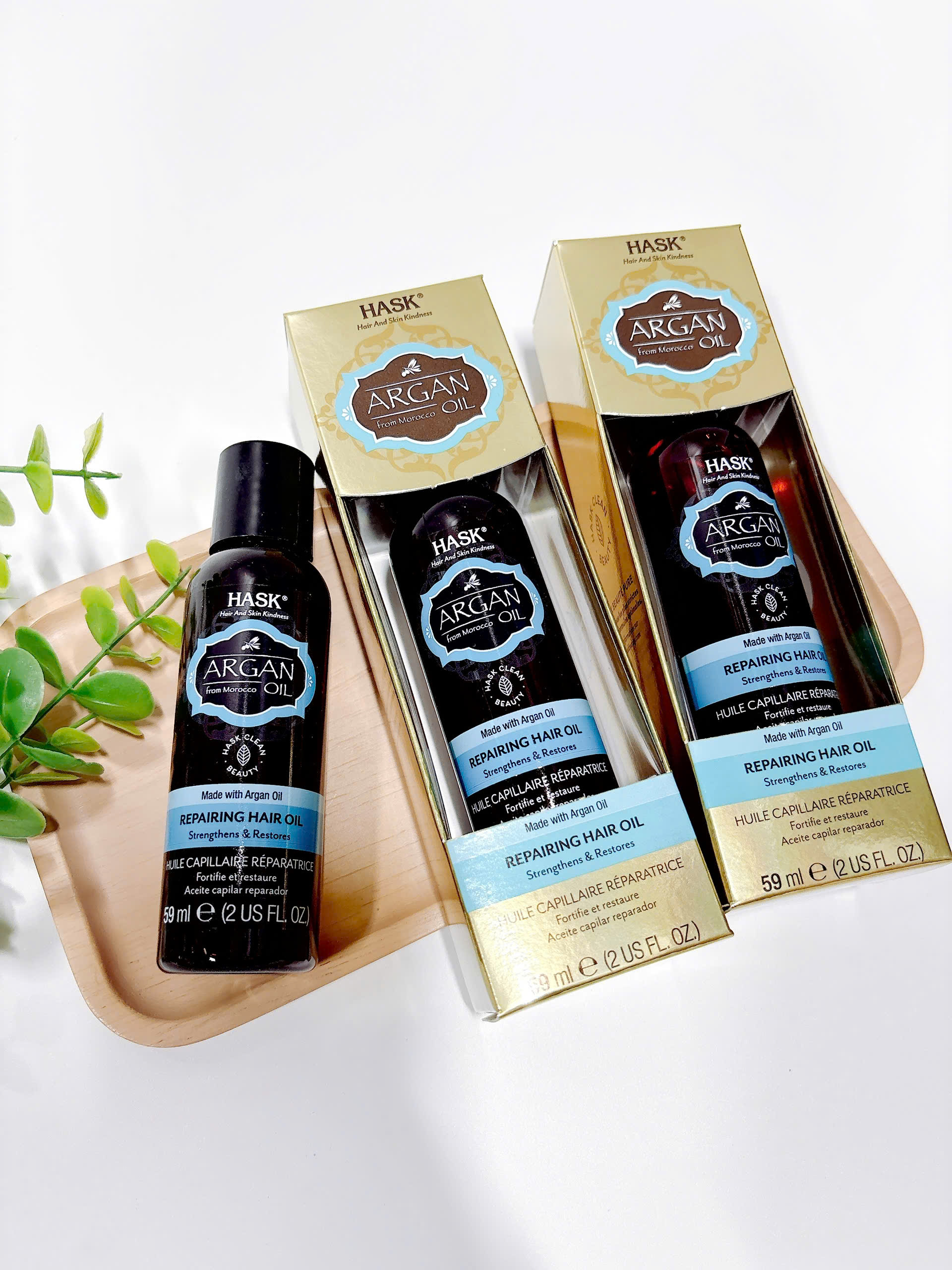 Hask hair oil tinh dầu dưỡng tóc phục hồi tóc hư tổn