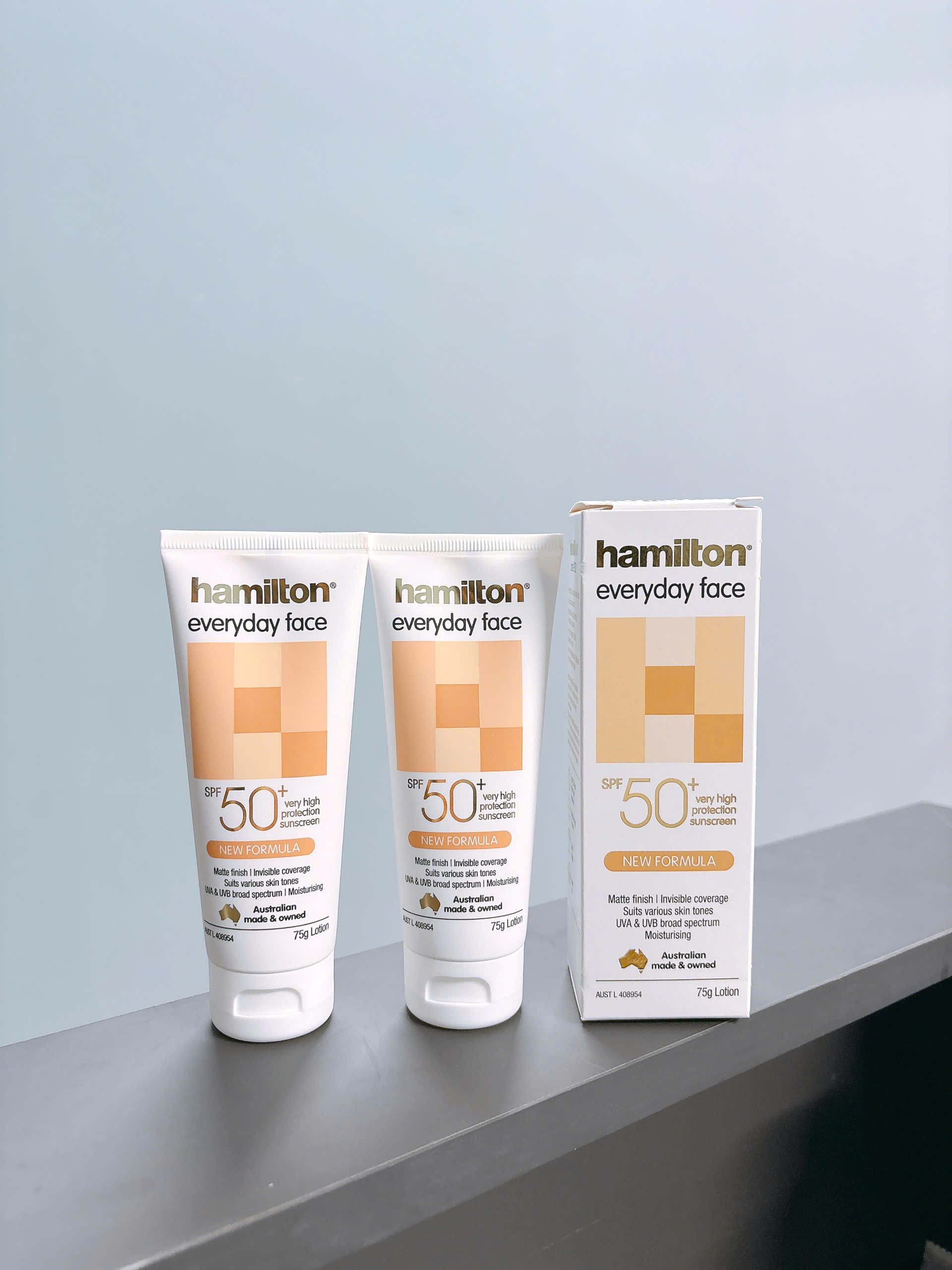 Hamilton everyday face spf50+ sunscreen kem chống nắng phổ rộng
