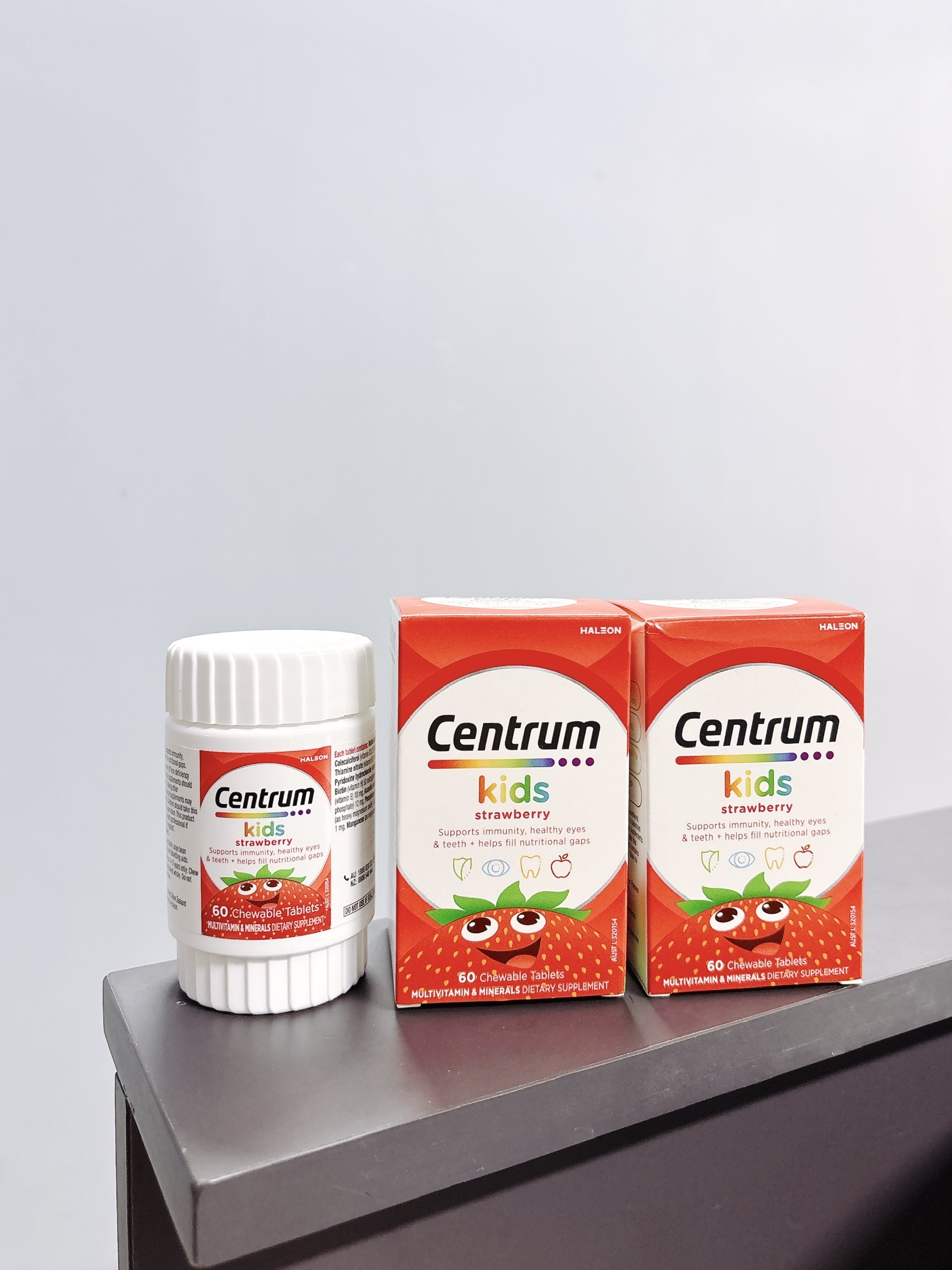 Centrum kids strawberry multivitamin & minerals tổng hợp vitamin cho trẻ từ 4 tuổi (03/26)