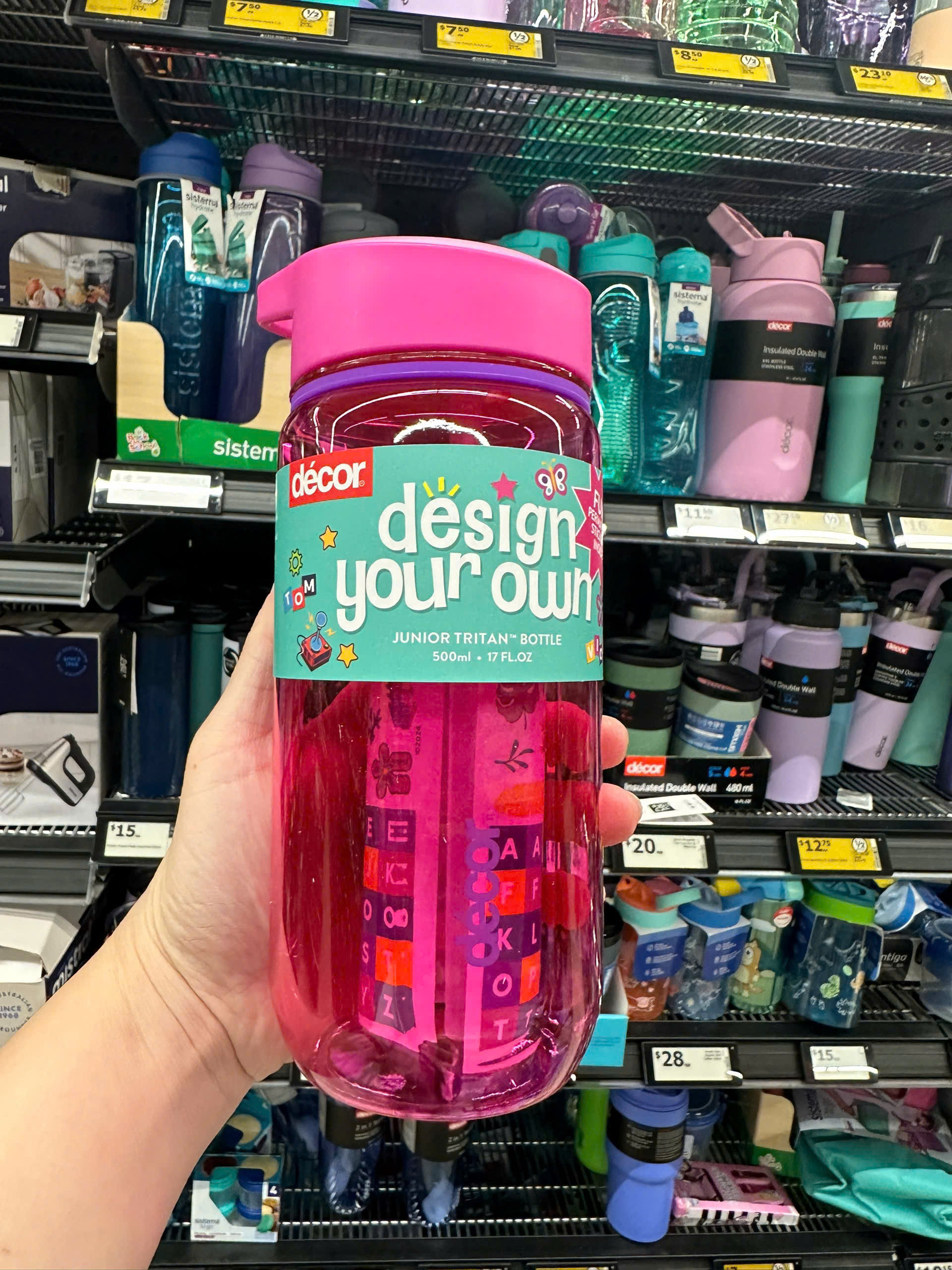 Decor Junior Tritan Kids Water Drink Bottle bình nước Tritan cho bé 500ml