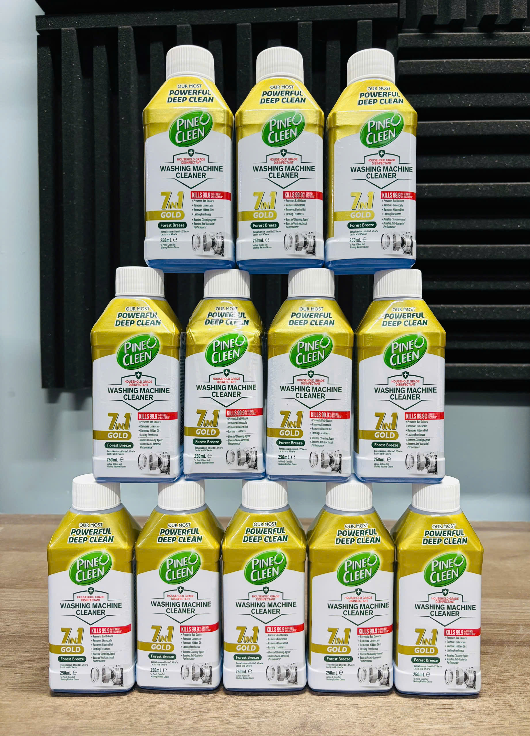 Pine O Cleen Gold Washing Machine Cleaner 7in1 Gold vệ sinh tẩy rửa máy giặt 250ml (2027)