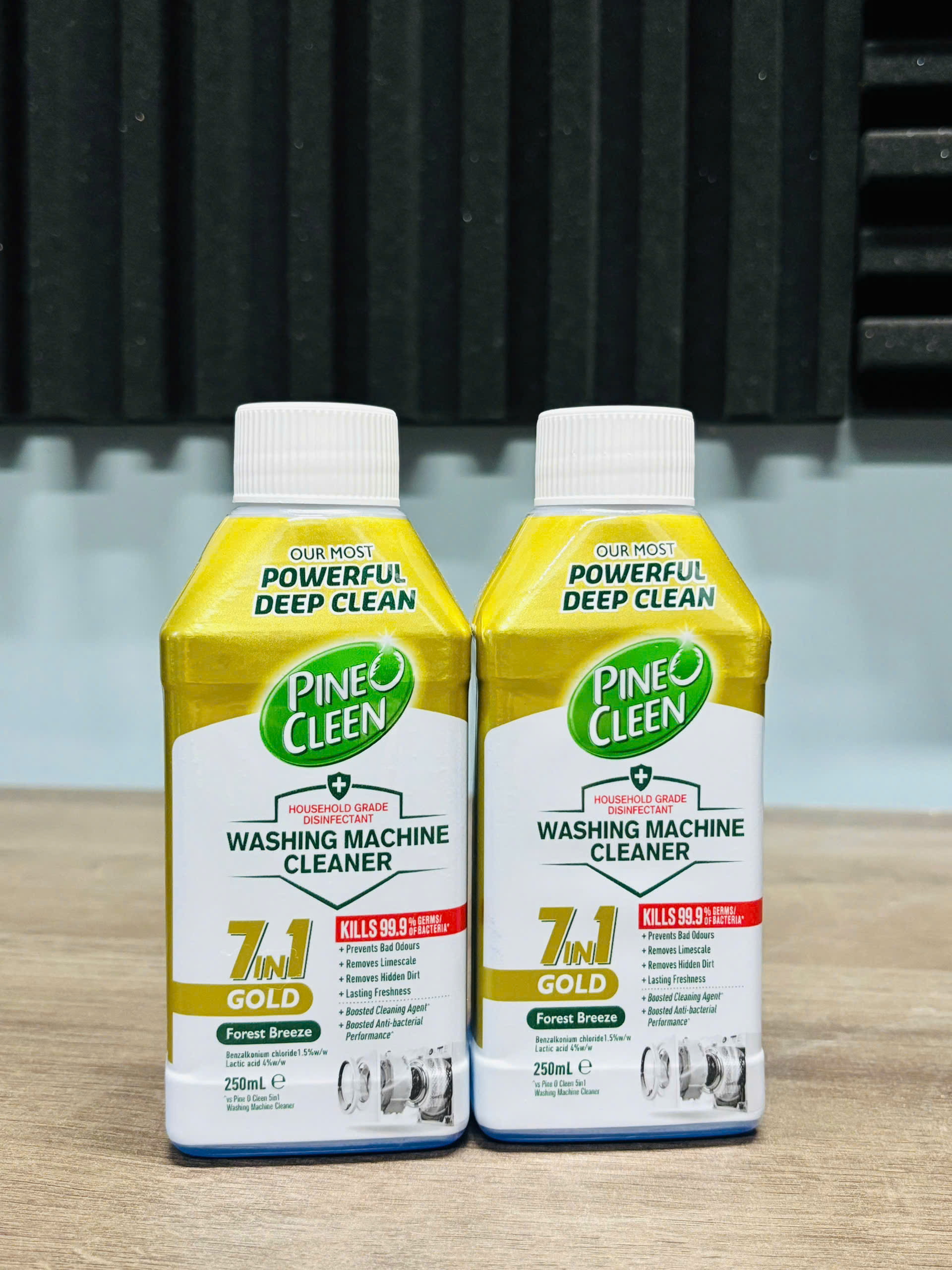 Pine O Cleen Gold Washing Machine Cleaner 7in1 Gold vệ sinh tẩy rửa máy giặt 250ml (2027)