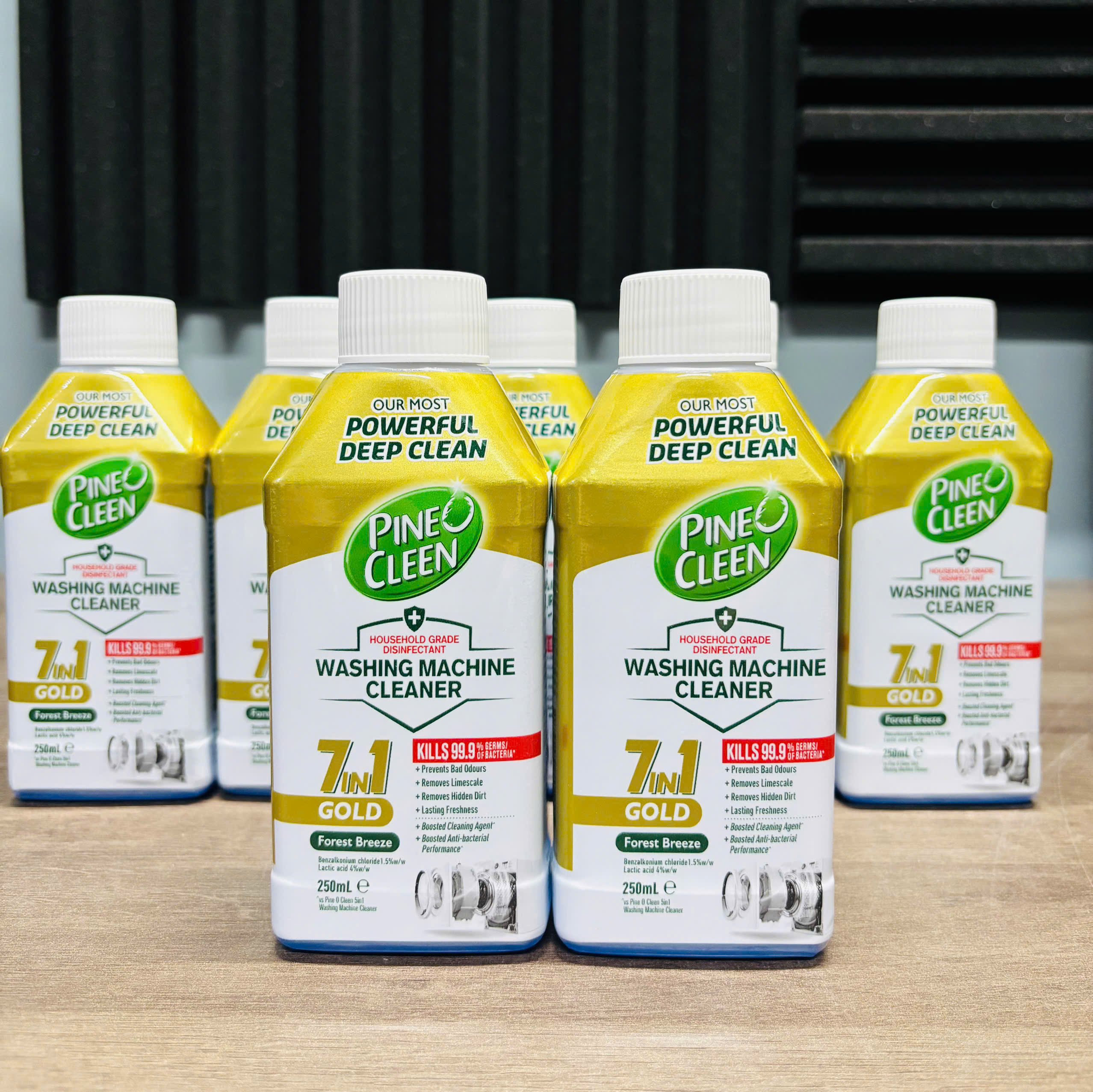 Pine O Cleen Gold Washing Machine Cleaner 7in1 Gold vệ sinh tẩy rửa máy giặt 250ml (2027)