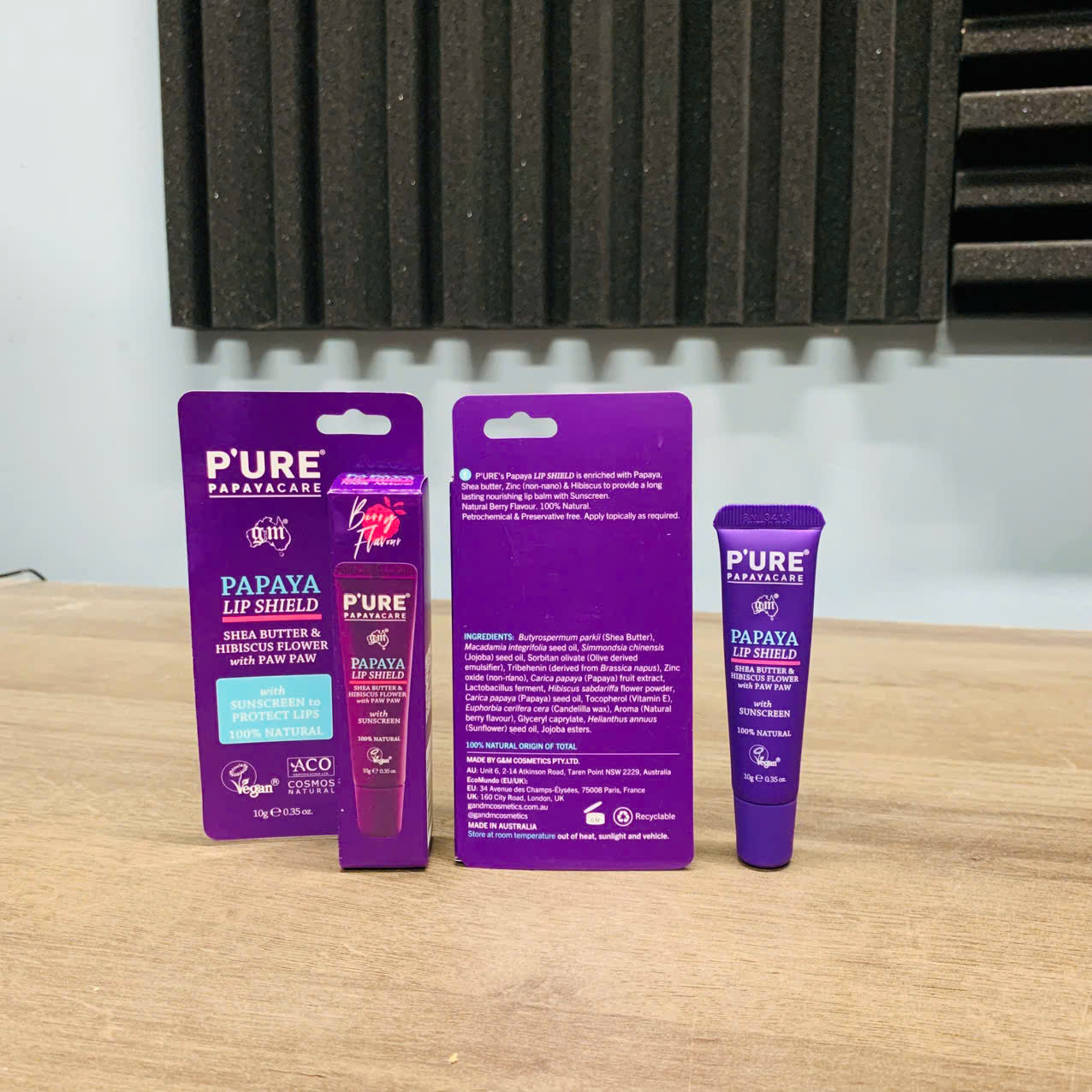 Pure Papaya Lip Shield with Sunscreen son dưỡng môi có chống nắng (04/29)