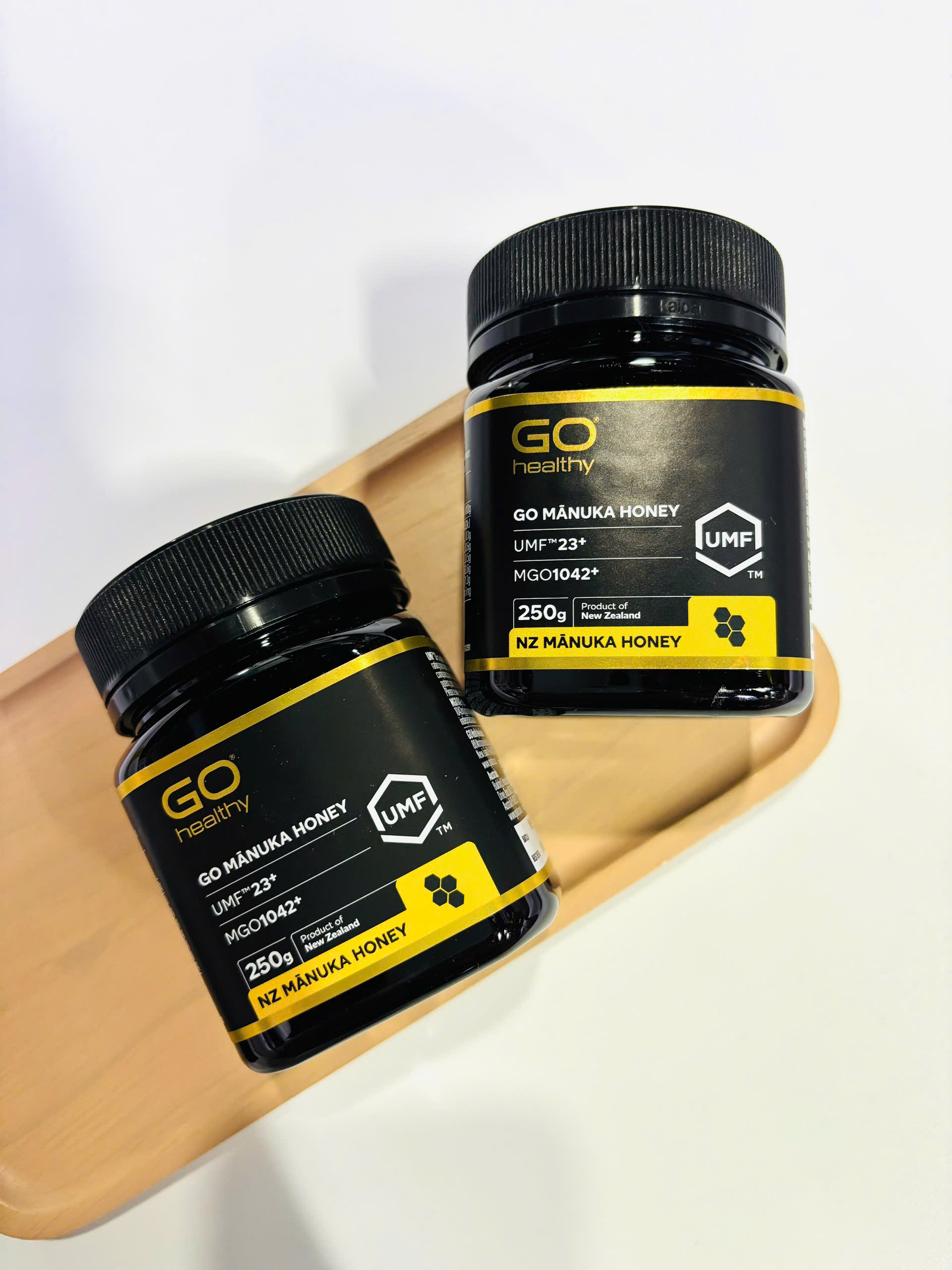 Go healthy go manuka honey UMF 23+ MGO 1042+ mật ong cao cấp 250g (07/28)