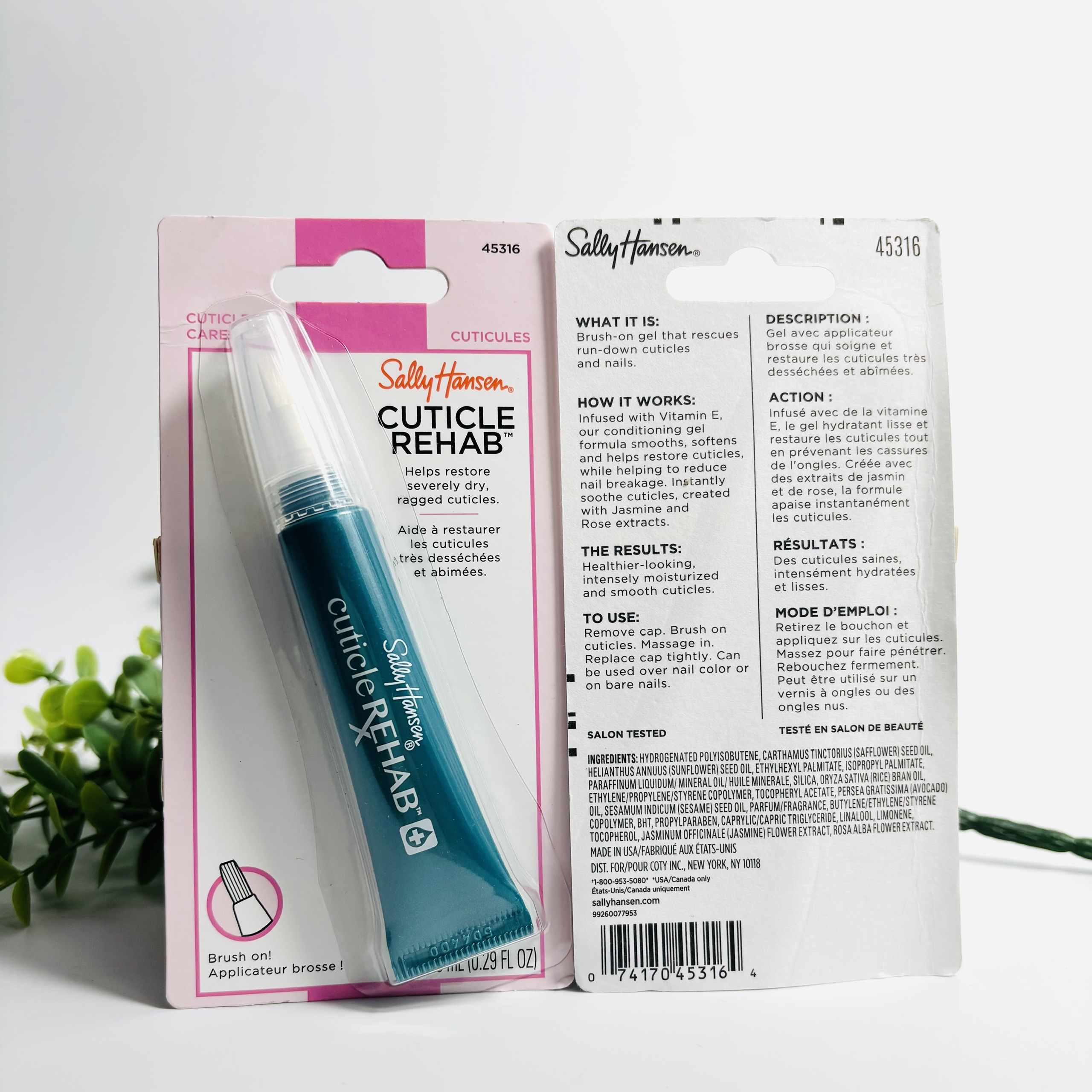Sally Hansen Cuticle Rehab Nail Treatment dưỡng da quanh móng, giảm gãy móng 8.8 ml