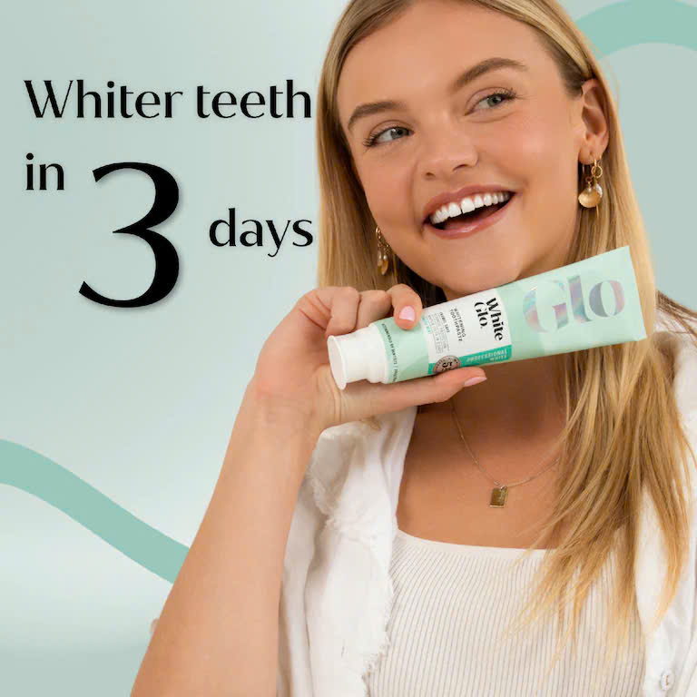 White Glo Professional White Whitening Toothpaste - kem đánh răng làm trắng tối ưu 205g (2029)