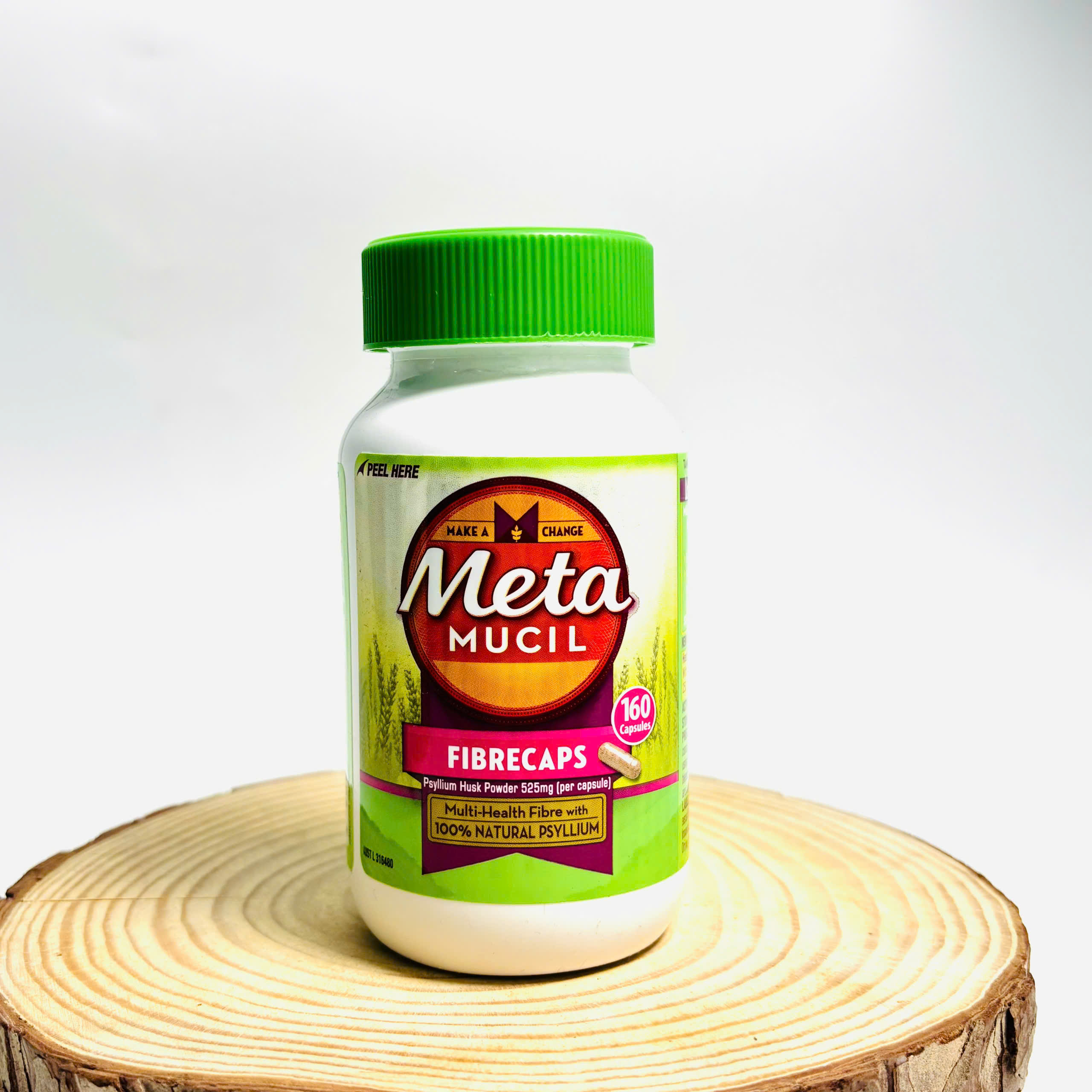 Metamucil Fibrecaps viên uống bổ sung chất xơ làm từ vỏ hạt mã đề 160v (11/27)