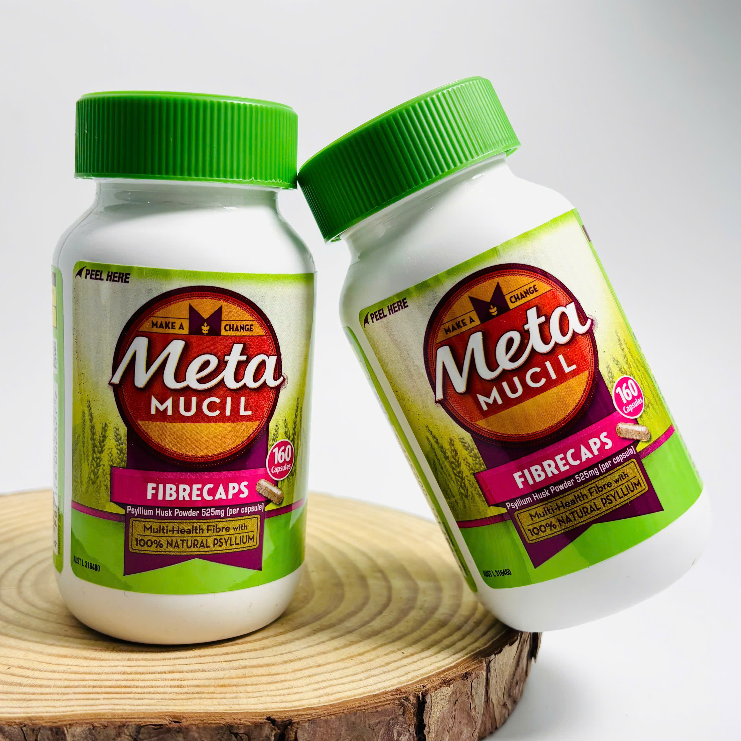 Metamucil Fibrecaps viên uống bổ sung chất xơ làm từ vỏ hạt mã đề 160v (11/27)