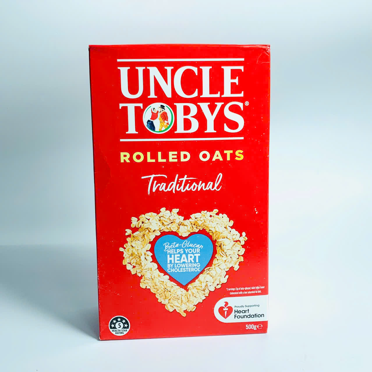 Uncle Tobys Rolled Oats yến mạch giàu chất xơ 500g (2027)
