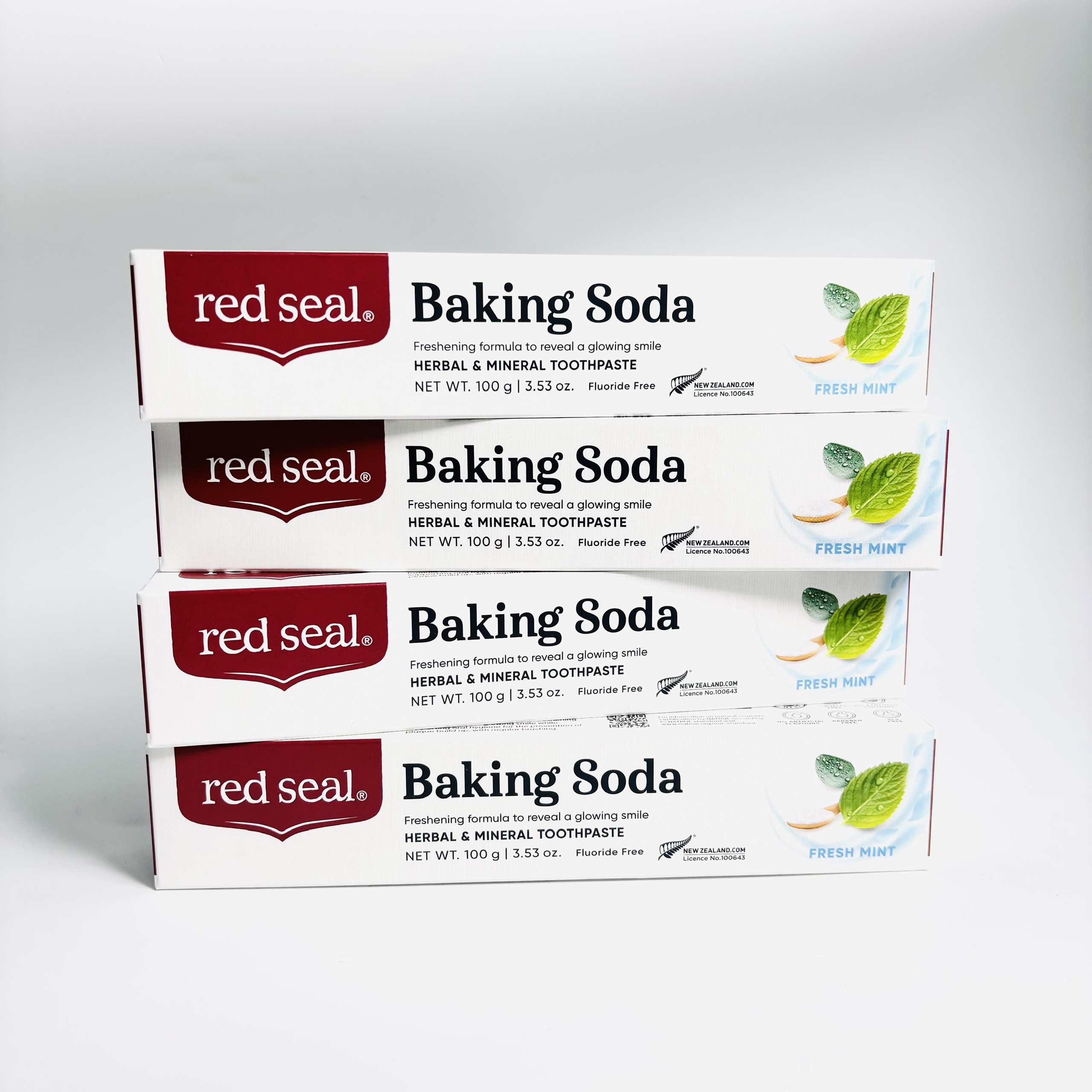 Red Seal Toothpaste Baking Soda kem đánh răng làm trắng răng không chứa fluor