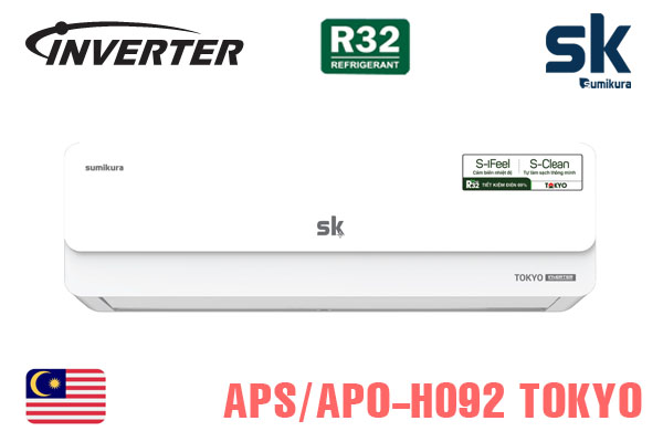 Điều hòa Sumikura 9000BTU 2 chiều inverter APS/APO-H092/TOKYO