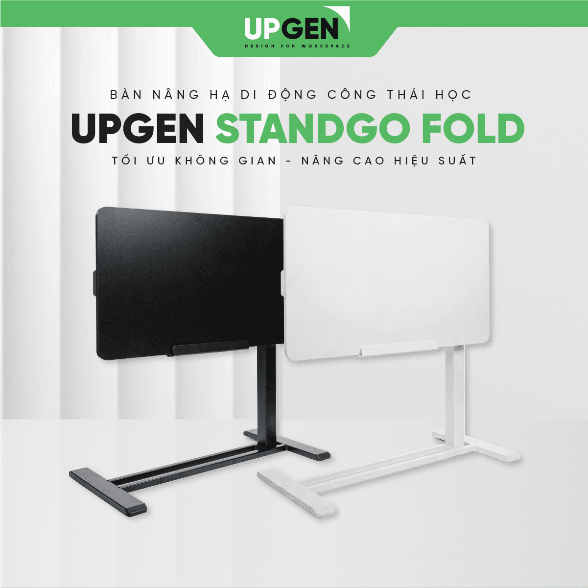 Bàn Nâng Hạ Di Động Gấp Gọn Upgen Stand Go Fold