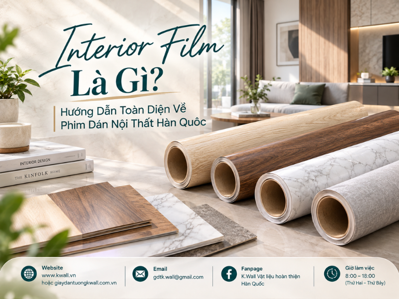 Interior Film Là Gì? Hướng Dẫn Toàn Diện Về Phim Dán Nội Thất Hàn Quốc