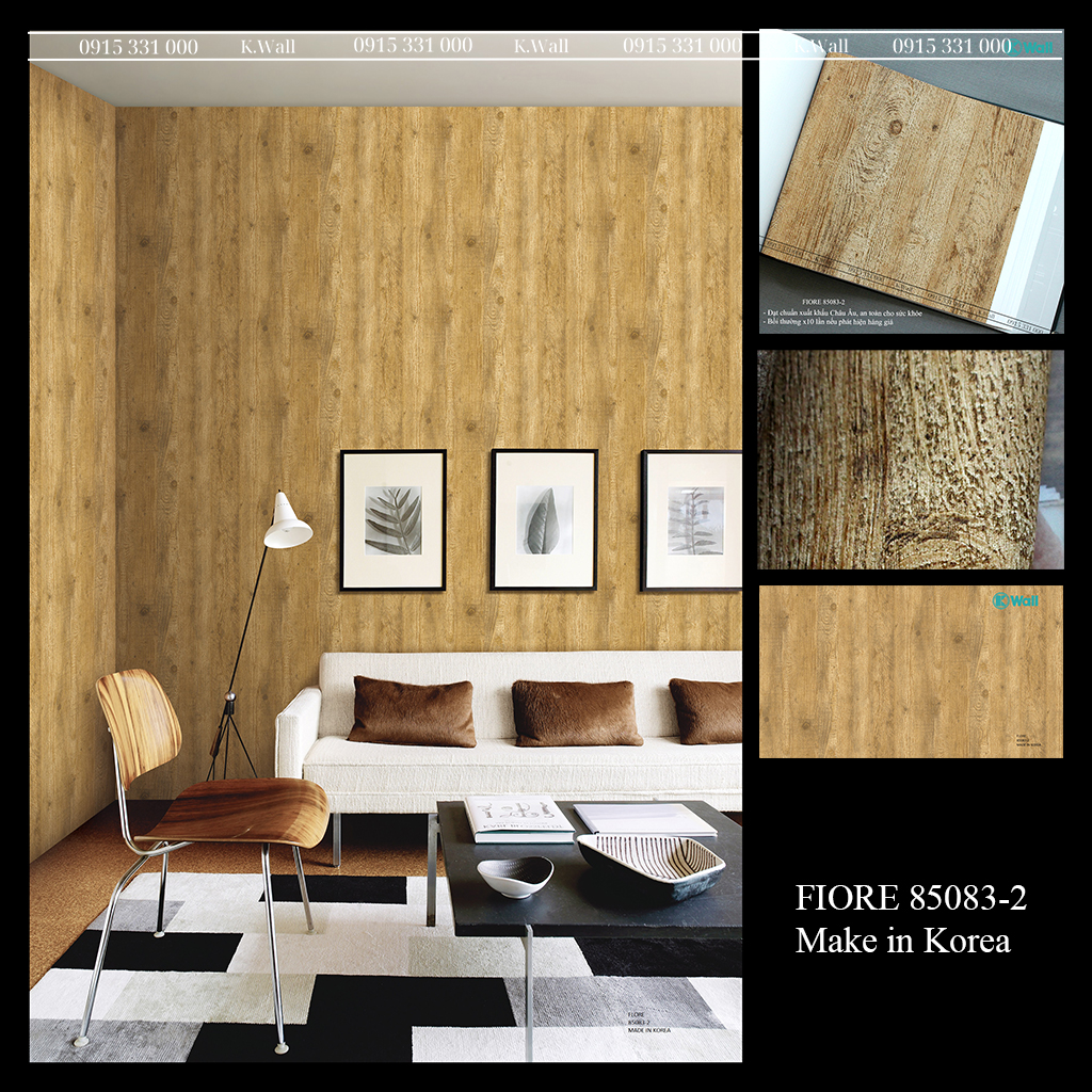 Bí kíp chọn giấy dán tường vân gỗ và những điều cần biết để không gian sống thêm hoàn hảo