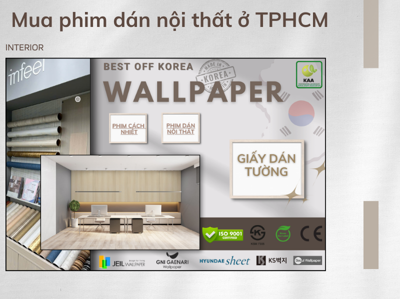 Mua phim dán nội thất ở TPHCM