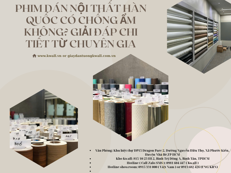 Phim dán nội thất Hàn Quốc có chống ẩm không